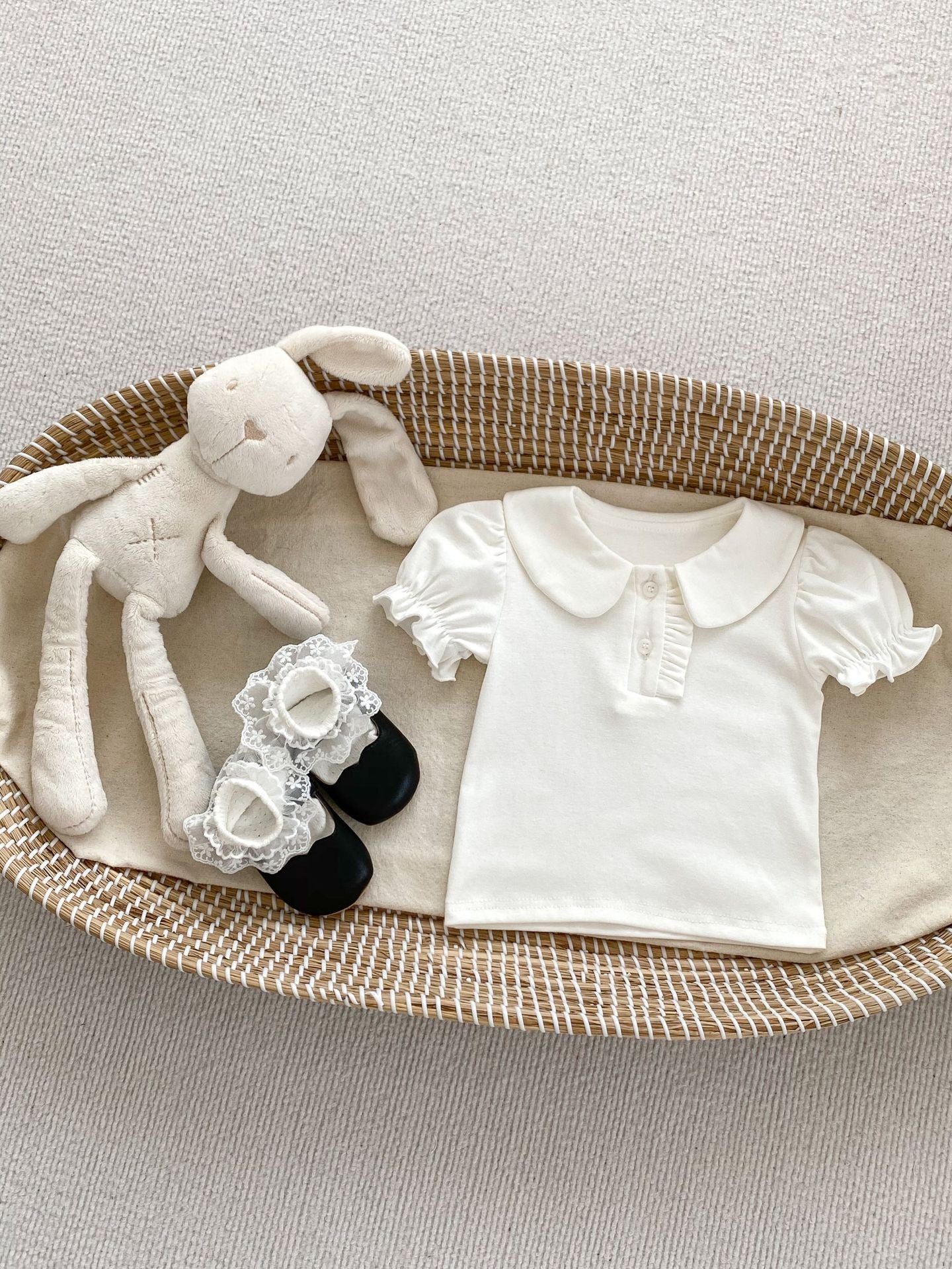 Summer Baby Kids Girls Fashion Short Sleeves Base Shirt And Skirt Clothing Set